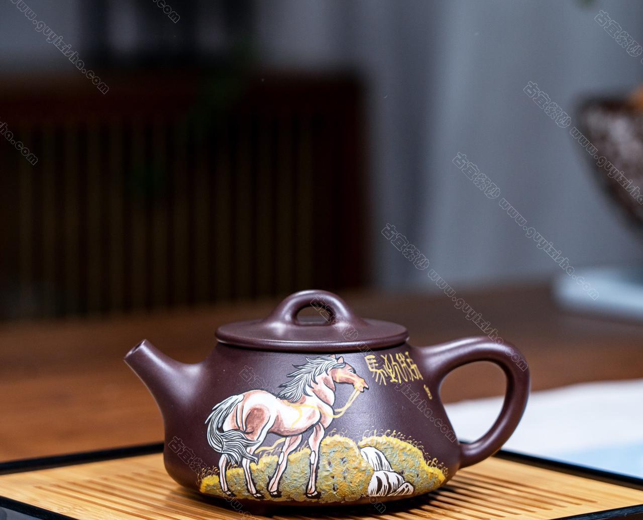 精工作品推薦！品名：馬到成功，泥料：原礦